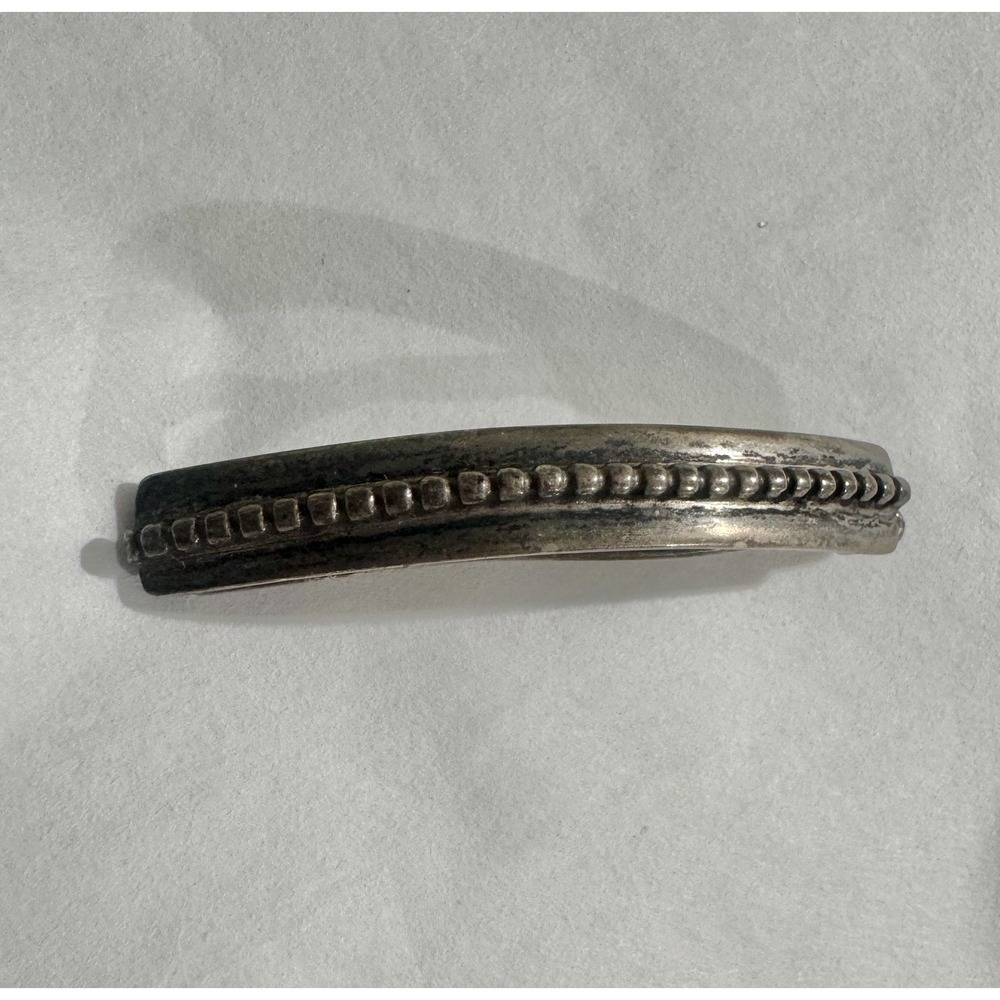 Vintage Sterling silver Hair Clip Barrette Women's Hair Accessory